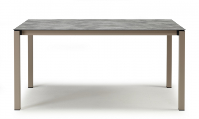 Стол ламинированный раздвижной Scab Design Pranzo Extendable сталь, компакт-ламинат HPL тортора, цементный Фото 5