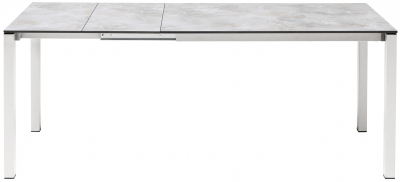 Стол ламинированный раздвижной Scab Design Pranzo Extendable сталь, компакт-ламинат HPL белый, каменный Фото 6
