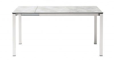 Стол ламинированный раздвижной Scab Design Pranzo Extendable сталь, компакт-ламинат HPL белый, каменный Фото 4