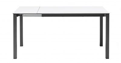 Стол ламинированный раздвижной Scab Design Pranzo Extendable сталь, компакт-ламинат HPL антрацит, белый Фото 4