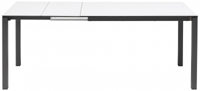 Стол ламинированный раздвижной Scab Design Pranzo Extendable сталь, компакт-ламинат HPL антрацит, белый Фото 2