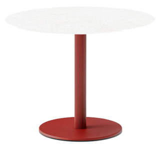 Подстолье металлическое PEDRALI Blume Table чугун, алюминий красный Фото 6