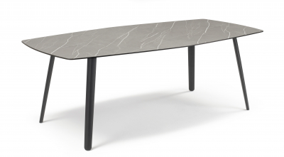 Стол ламинированный Scab Design Squid алюминий, металл, компакт-ламинат HPL черный, камень Фото 3