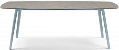 Стол ламинированный Scab Design Squid алюминий, металл, компакт-ламинат HPL голубой, камень Фото 1