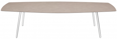 Стол ламинированный Scab Design Squid алюминий, металл, компакт-ламинат HPL алюминиевый, тортора шпатель Фото 1