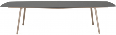 Стол ламинированный Scab Design Squid алюминий, металл, компакт-ламинат HPL тортора, антрацит Фото 1