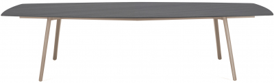 Стол ламинированный Scab Design Squid алюминий, металл, компакт-ламинат HPL тортора, сланец Фото 1