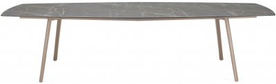 Стол ламинированный Scab Design Squid алюминий, металл, компакт-ламинат HPL тортора, черный мрамор Сахара Фото 1