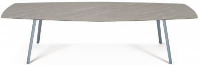 Стол ламинированный Scab Design Squid алюминий, металл, компакт-ламинат HPL голубой, камень Фото 1