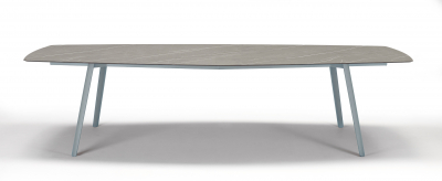 Стол ламинированный Scab Design Squid алюминий, металл, компакт-ламинат HPL голубой, камень Фото 4
