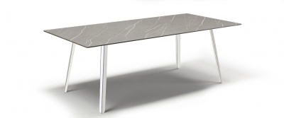 Стол ламинированный Scab Design Squid алюминий, металл, компакт-ламинат HPL алюминиевый, камень Фото 3