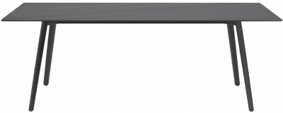 Стол ламинированный Scab Design Squid алюминий, металл, компакт-ламинат HPL черный, сланец Фото 3