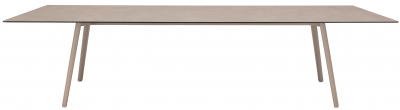 Стол ламинированный Scab Design Squid алюминий, металл, компакт-ламинат HPL тортора, тортора шпатель Фото 1