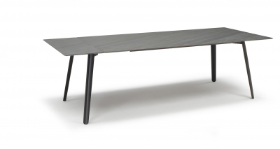 Стол ламинированный раздвижной Scab Design Squid Extendable алюминий, металл, компакт-ламинат HPL черный, сланец Фото 9