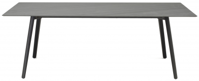 Стол ламинированный раздвижной Scab Design Squid Extendable алюминий, металл, компакт-ламинат HPL черный, сланец Фото 4