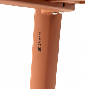 Стол ламинированный раздвижной Scab Design Squid Extendable алюминий, металл, компакт-ламинат HPL терракотовый, сланец Фото 6