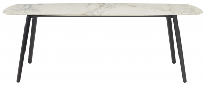 Стол мраморный Scab Design Squid M алюминий, металл, мрамор черный, белый мрамор Калакатта Фото 1