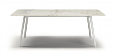 Стол мраморный Scab Design Squid M алюминий, металл, мрамор белый, белый мрамор Калакатта Фото 4