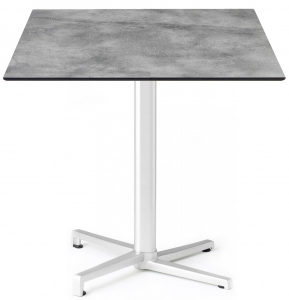 Стол ламинированный складной Scab Design Domino алюминий, компакт-ламинат HPL белый, цементный Фото 6