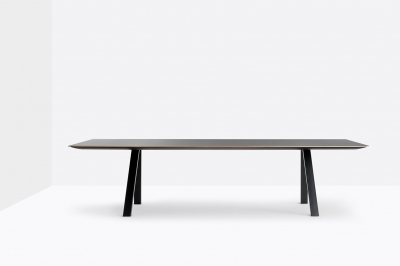 Стол ламинированный PEDRALI Arki-Table Fenix сталь, алюминий, компакт-ламинат HPL черный Фото 5