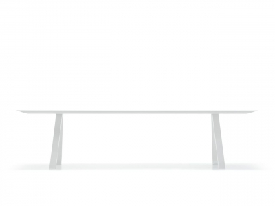 Стол ламинированный PEDRALI Arki-Table Compact сталь, алюминий, компакт-ламинат HPL белый Фото 1