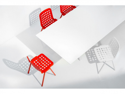 Стол ламинированный PEDRALI Arki-Table Outdoor сталь, алюминий, компакт-ламинат HPL белый Фото 8
