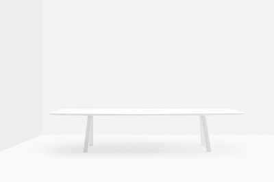 Стол ламинированный PEDRALI Arki-Table Outdoor сталь, алюминий, компакт-ламинат HPL белый Фото 5