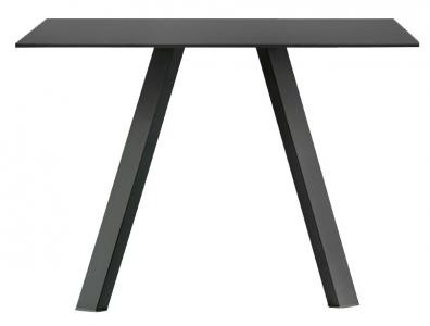 Стол ламинированный PEDRALI Arki-Table Compact сталь, алюминий, компакт-ламинат HPL черный Фото 1
