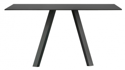 Стол ламинированный PEDRALI Arki-Table Compact сталь, алюминий, компакт-ламинат HPL черный Фото 1