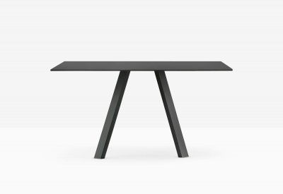 Стол ламинированный PEDRALI Arki-Table Compact сталь, алюминий, компакт-ламинат HPL черный Фото 4