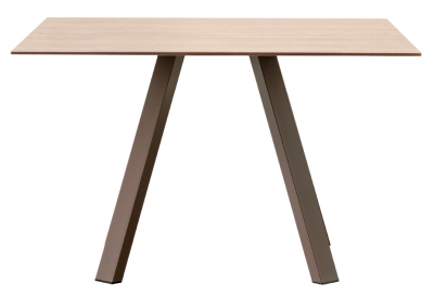 Стол ламинированный PEDRALI Arki-Table Compact сталь, алюминий, компакт-ламинат HPL коричневый, 4543 Фото 1