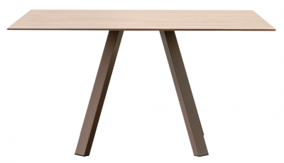 Стол ламинированный PEDRALI Arki-Table Compact сталь, алюминий, компакт-ламинат HPL коричневый, 4543 Фото 1