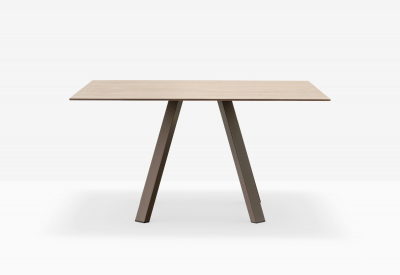 Стол ламинированный PEDRALI Arki-Table Compact сталь, алюминий, компакт-ламинат HPL коричневый, 4543 Фото 4