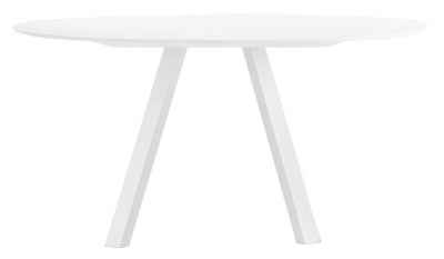 Стол круглый PEDRALI Arki-Table Outdoor сталь, алюминий, компакт-ламинат HPL белый Фото 1