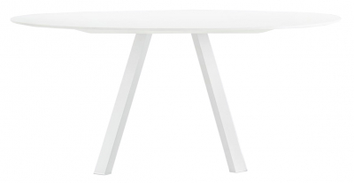 Стол круглый PEDRALI Arki-Table Outdoor сталь, алюминий, компакт-ламинат HPL белый Фото 1