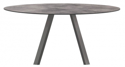 Стол ламинированный PEDRALI Arki-Table Outdoor сталь, алюминий, компакт-ламинат HPL антрацит, 2810 Фото 1