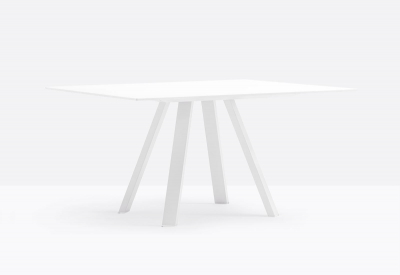 Стол ламинированный PEDRALI Arki-Table Outdoor сталь, алюминий, компакт-ламинат HPL белый Фото 4