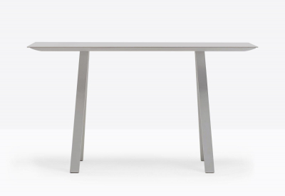 Стол барный ламинированный PEDRALI Arki-Table Compact сталь, алюминий, компакт-ламинат HPL бежевый, серый Фото 4