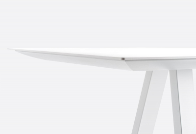 Стол барный ламинированный PEDRALI Arki-Table Compact сталь, алюминий, компакт-ламинат HPL белый Фото 6
