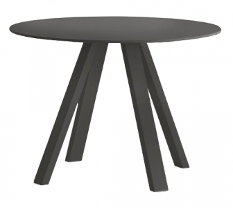Стол обеденный PEDRALI Arki-Table сталь, компакт-ламинат HPL черный Фото 1