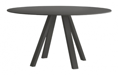 Стол обеденный PEDRALI Arki-Table сталь, компакт-ламинат HPL черный Фото 1