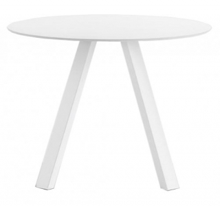 Стол обеденный PEDRALI Arki-Table сталь, компакт-ламинат HPL белый Фото 1
