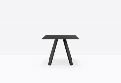 Стол обеденный PEDRALI Arki-Table сталь, компакт-ламинат HPL черный Фото 4