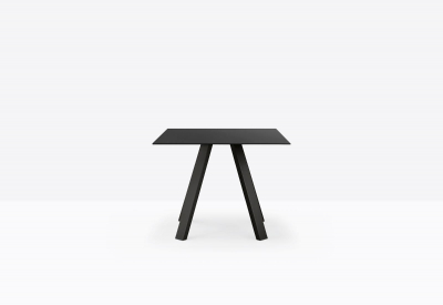 Стол обеденный PEDRALI Arki-Table сталь, компакт-ламинат HPL черный Фото 4