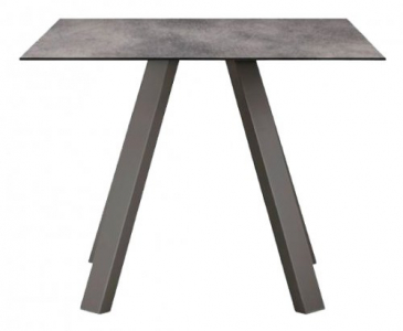 Стол обеденный PEDRALI Arki-Table Outdoor сталь, компакт-ламинат HPL антрацит, 2810 Фото 1