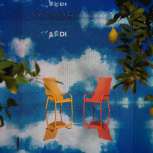Лаунж-кресло пластиковое Nardi Net Lounge стеклопластик горчичный Фото 18
