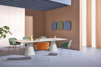 Стол ламинированный PEDRALI Ikon Table полиэтилен, компакт-ламинат HPL белый Фото 5