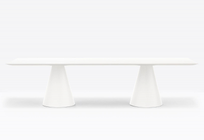 Стол ламинированный PEDRALI Ikon Table полиэтилен, компакт-ламинат HPL белый Фото 4