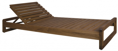 Шезлонг-лежак деревянный Giardino Di Legno Dual тик Фото 1