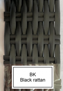 Стол плетеный обеденный Giardino Di Legno Maui  алюминий, искусственный ротанг черный Фото 3